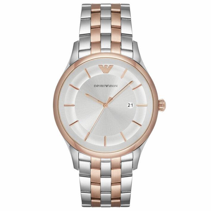 Emporio Armani AR11044 Lambda Silver Dial Men's Watch Emporio Armani AR11044 Lambda Silver Dial Men's Watch